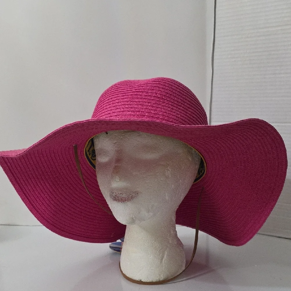 Banana Boat Women's Pink Wide Brim Sun Hat, NWT